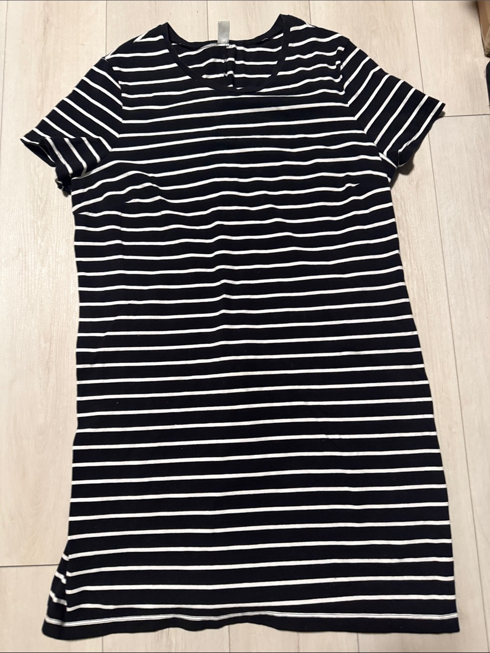 Old Navy Women’s Striped Black and White Short Sleeve Dress Size XXL